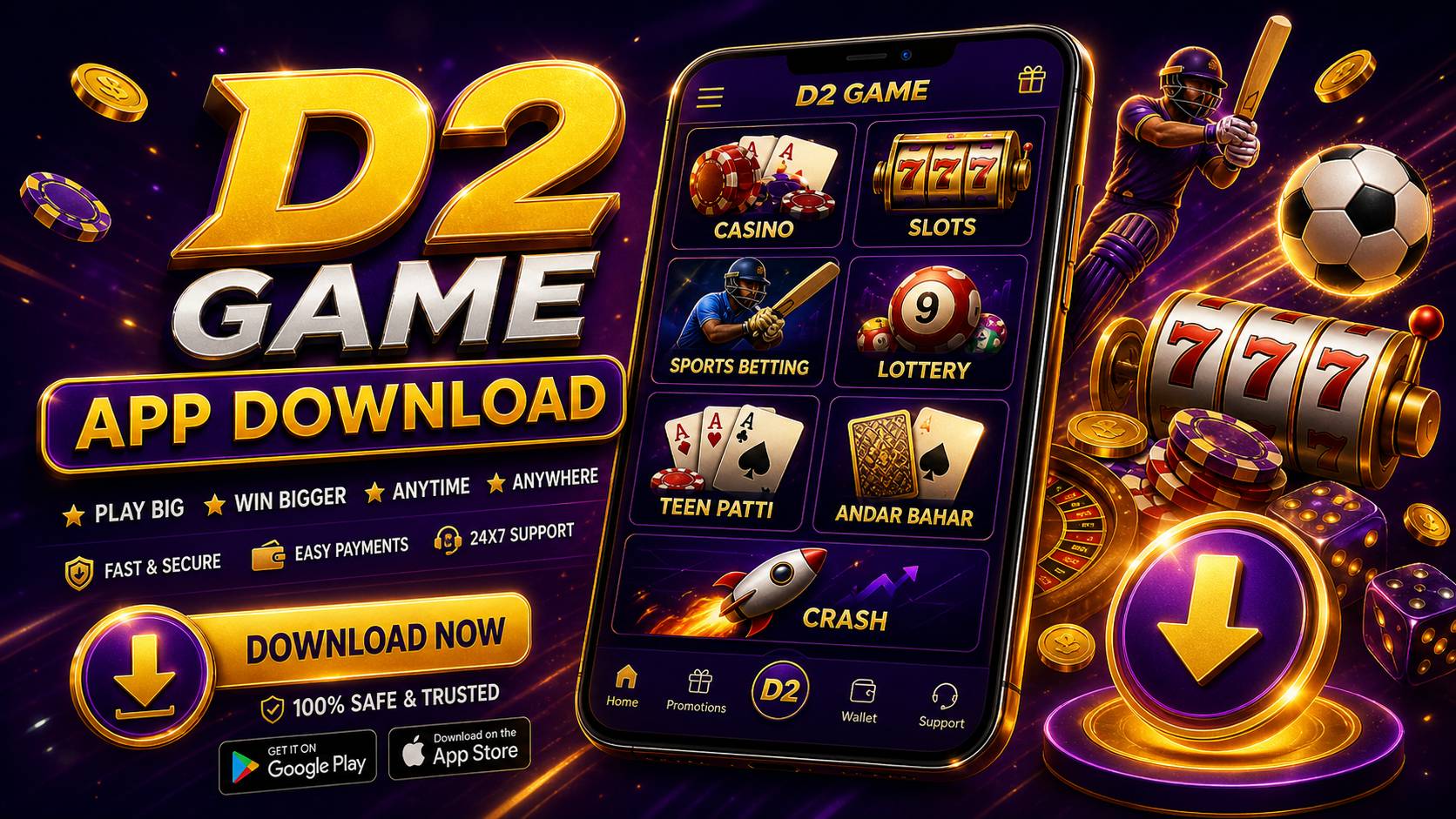 D2 Game app download and mobile access